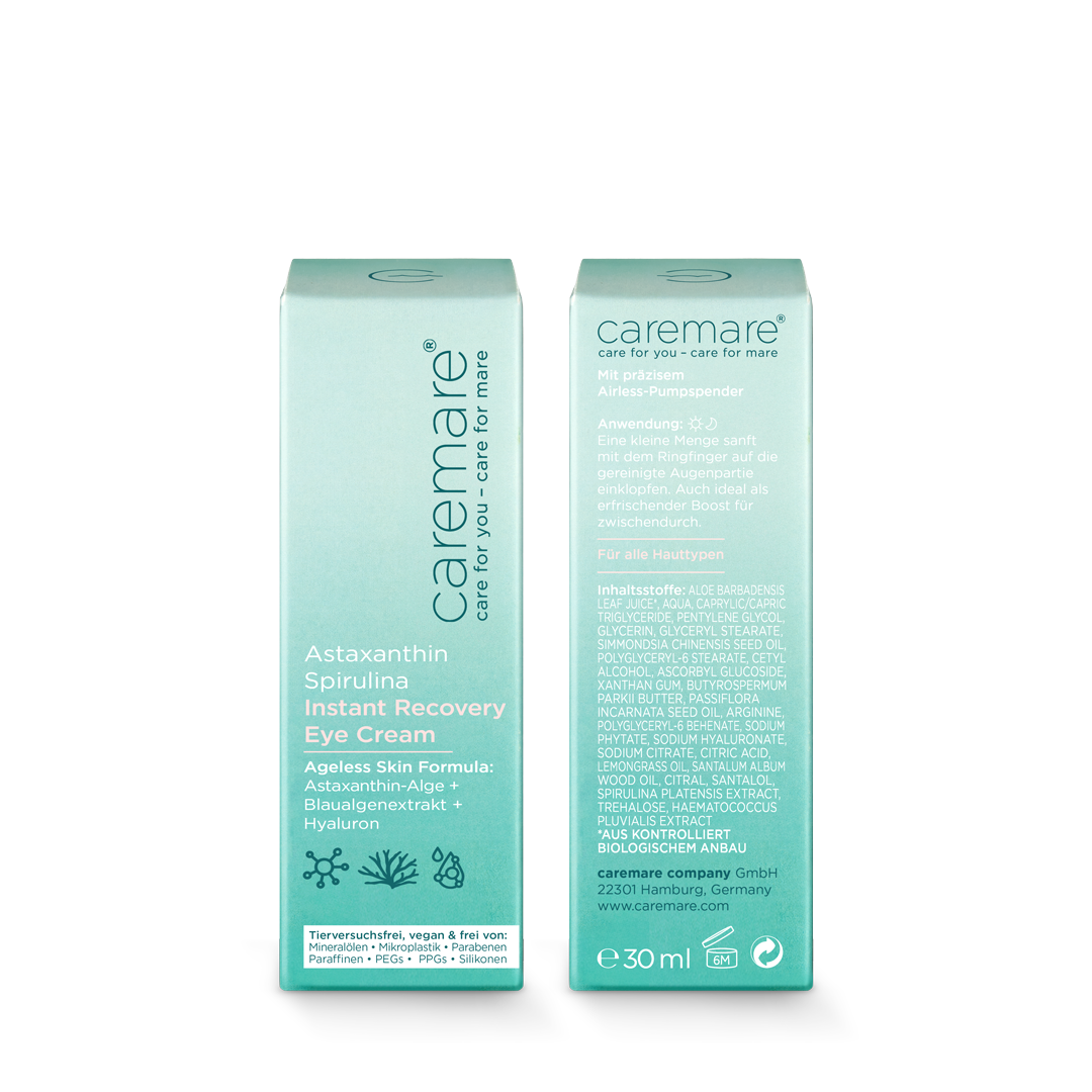 Astaxanthin Spirulina Instant Recovery Eye Cream, 30ml