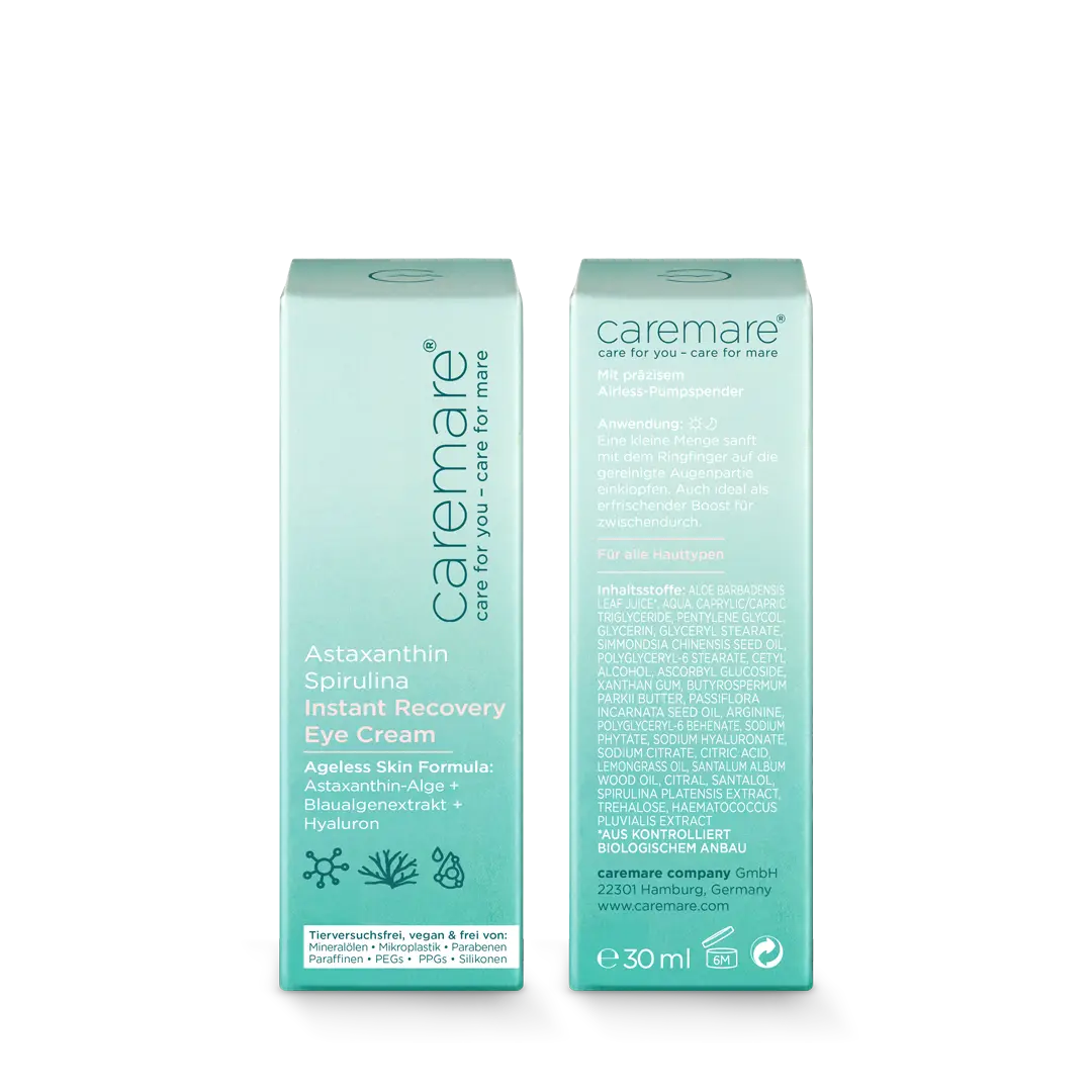 Eye Cream Vorder Rückseite Verpackung COSMOS